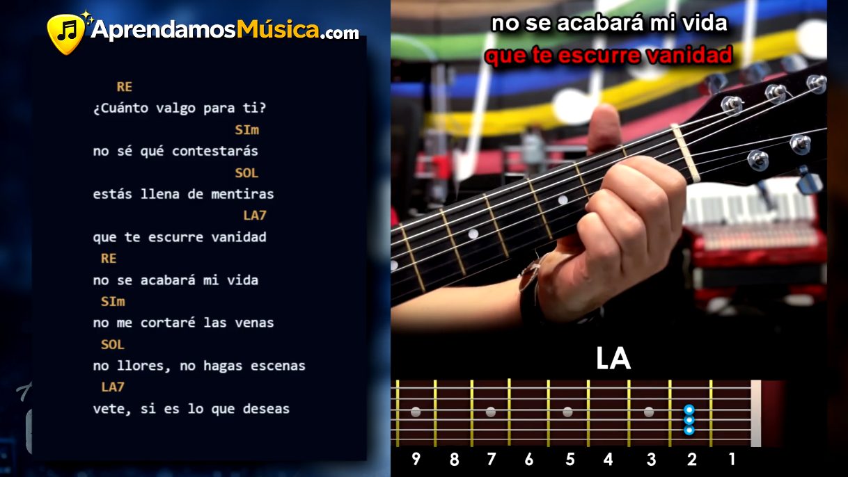 A mi ¿Que me quedo? - Acordes en Guitarra