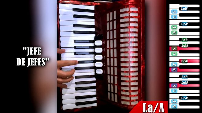 Jefe de Jefes - Tutorial en Acordeon de Teclas