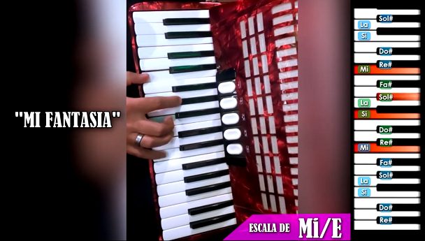 Mi Fantasía - Tutorial en Acordeon de Teclas