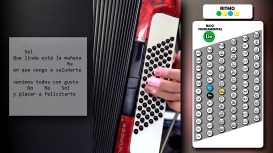 Las mañanitas - BAJOS DE ACORDEON de Teclas